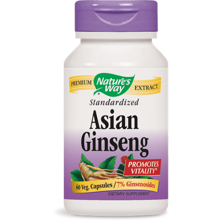 Nature's Way Korean Ginseng Standardized, 60 Ct