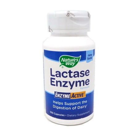 Nature's Way Lactase Enzyme, Capsule, 100 Count