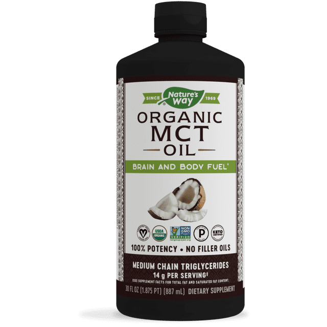 Nature's Way MCT Oil, Pure Source Coconut, 30 Fl Oz.