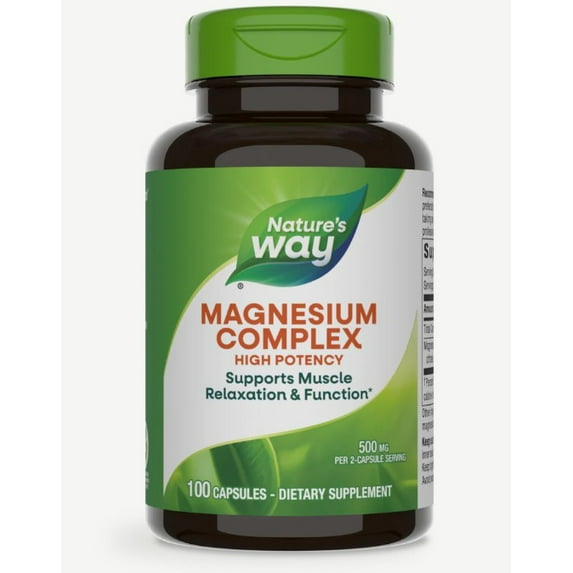 Nature's Way Magnesium Complex, 100 Ct