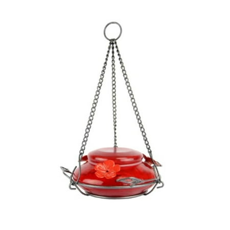 Nature's Way Modern Hummingbird Feeder, Red