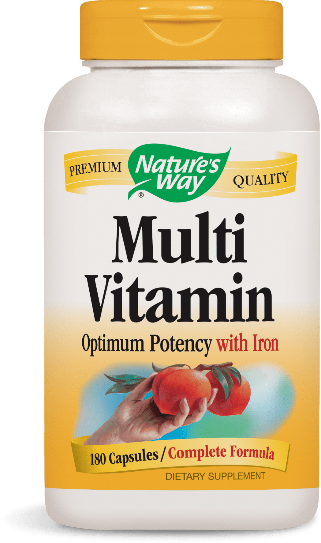 Nature's Way Multivitamin with Iron Capsules, 180 Ct