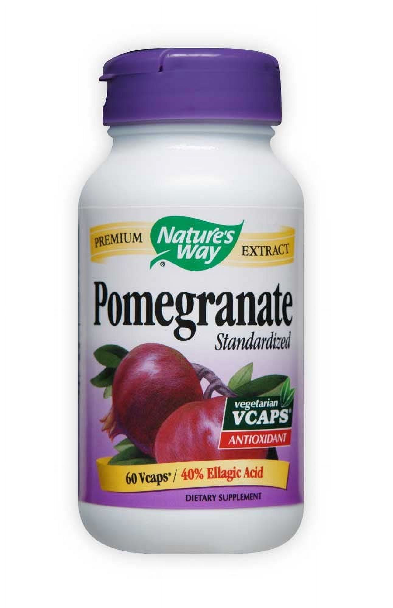 Nature's Way Pomegranate Standardized VegCap, 60 Count