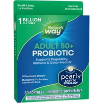 Nature's Way Probiotic Pearls Adults 50 , 1 Billion Cultures, 30 Softgels