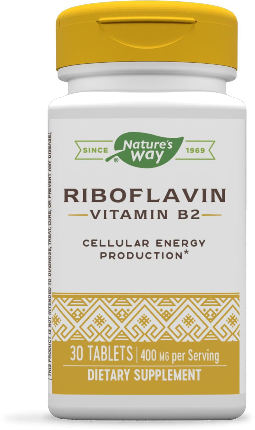 Nature's Way Riboflavin Vitamin B2 400 mg Riboflavin Supports