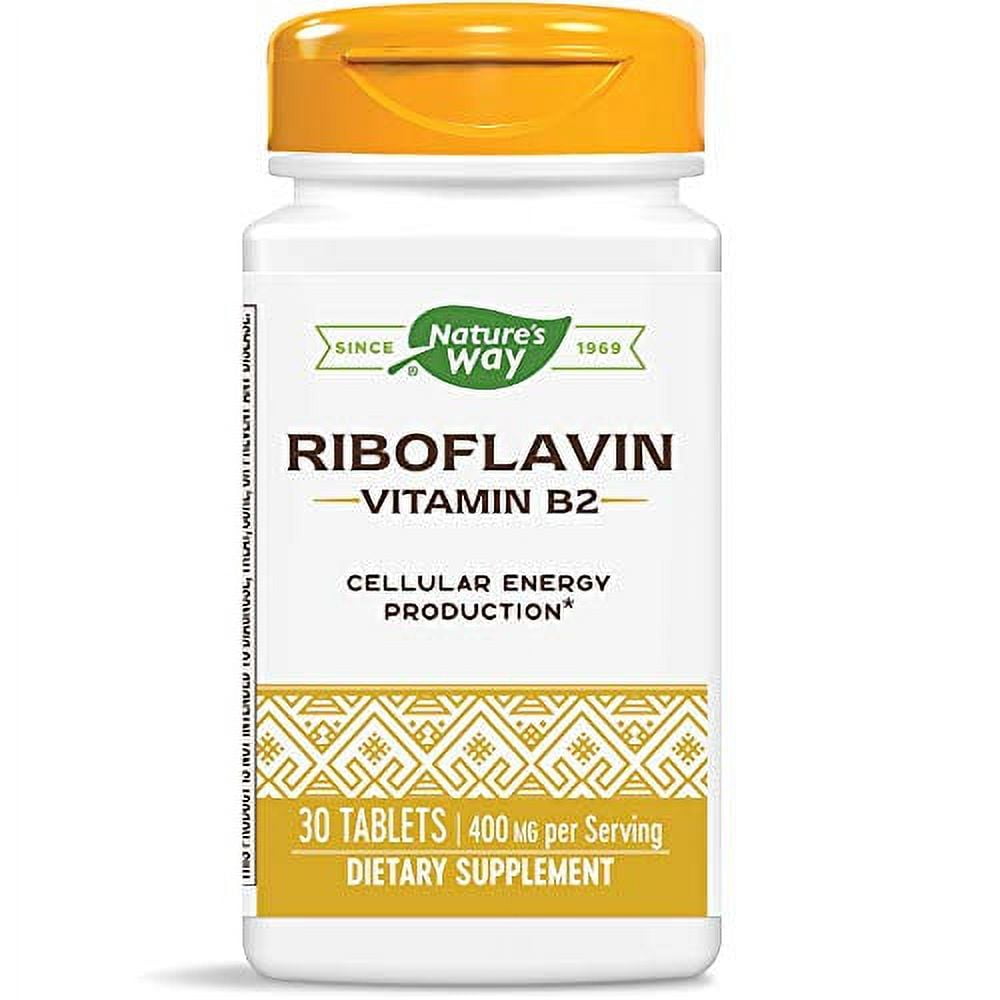 Nature's Way Riboflavin Vitamin B2 400 mg Riboflavin Supports