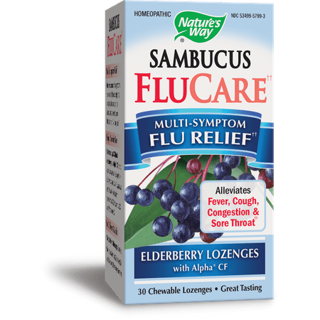 Nature's Way Sambucus FluCare Lozenge, 30 Ct