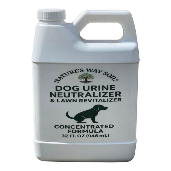 Natures Way Soil Dog Urine Neutralizer & Lawn Revitalizer  32 oz/ 1 Gallon | Now with Enzymes/Pet-Safe Grass Repair Spray for Yellow Spots | Odor Eliminator & Soil Reviver for Healthy Green Lawns