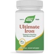 Nature s Way Ultimate Iron Softgels, Supports Healthy Red Blood Cells*, Unisex, 90ct