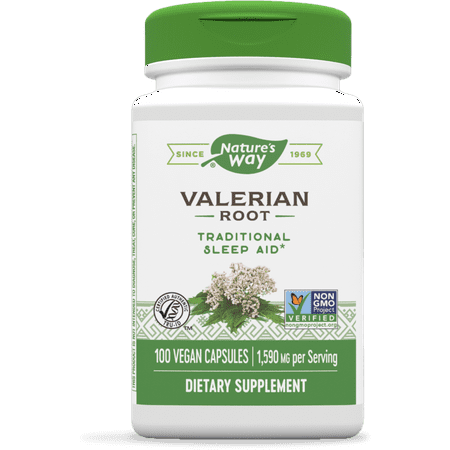 Nature's Way Valerian Root Traditional Sleep Aid* Dietary Supplement, 100 Count