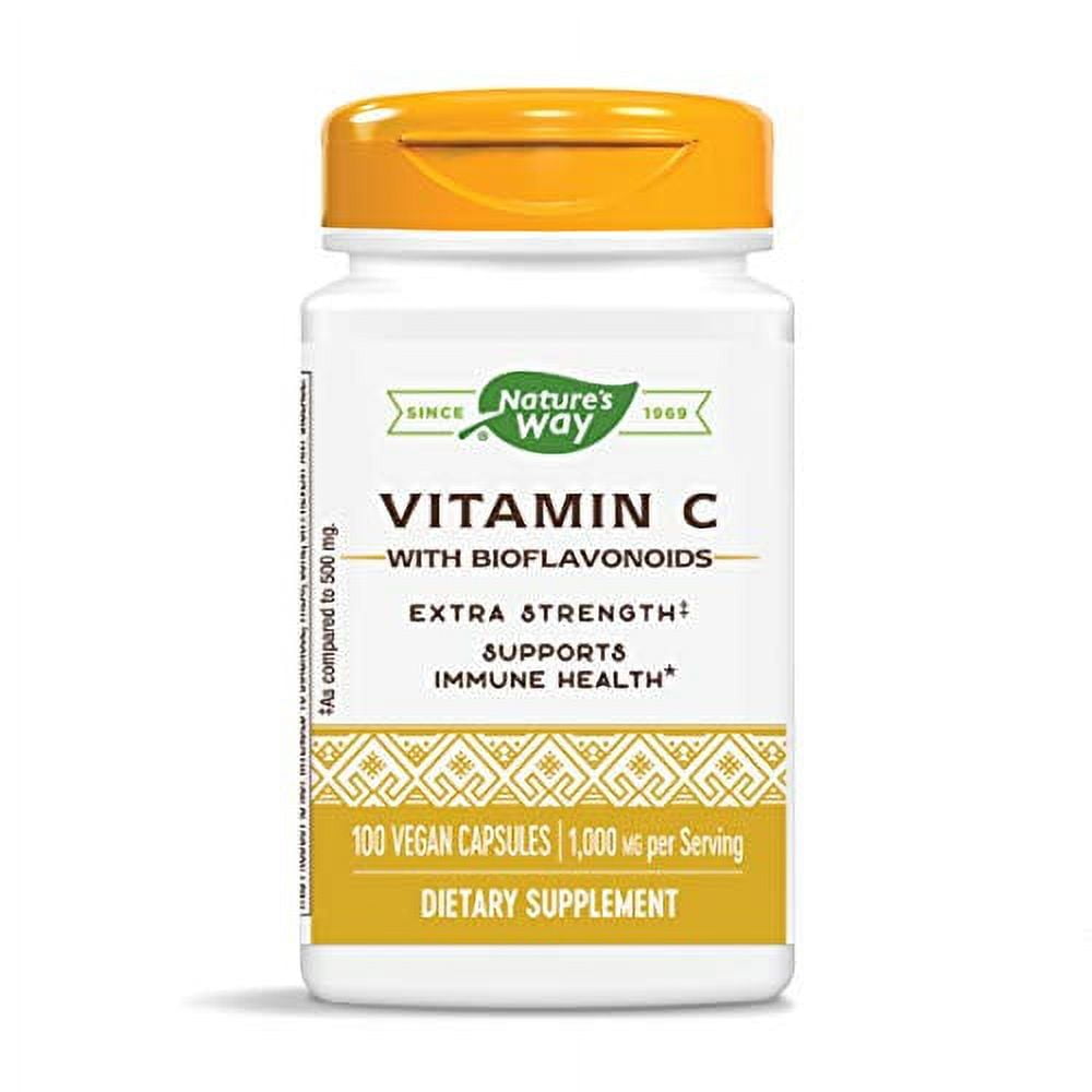 Nature's Way Vitamin C with Bioflavonoids, 1000 mg Vitamin C per