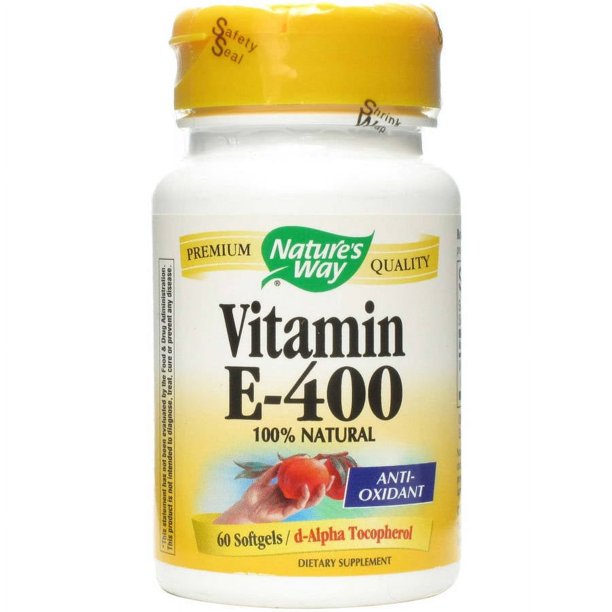 Nature's Way Vitamin E 400 Iu, Softgels, 60 CT
