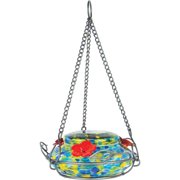 Nature's Way Bird Products GHF7 Hand Blown Illuminated Top Fill Hummingbird Feeder — Residential Use, Standard Application