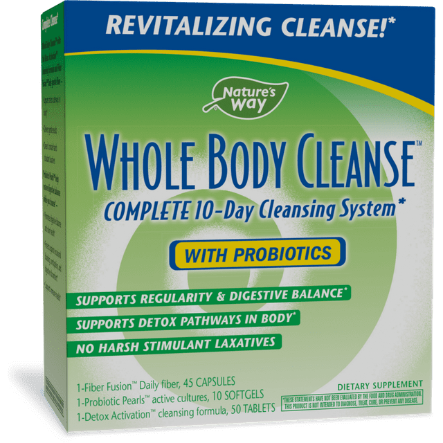 Nature's Way Whole Body Cleanse, Complete 10Day System Cleansing