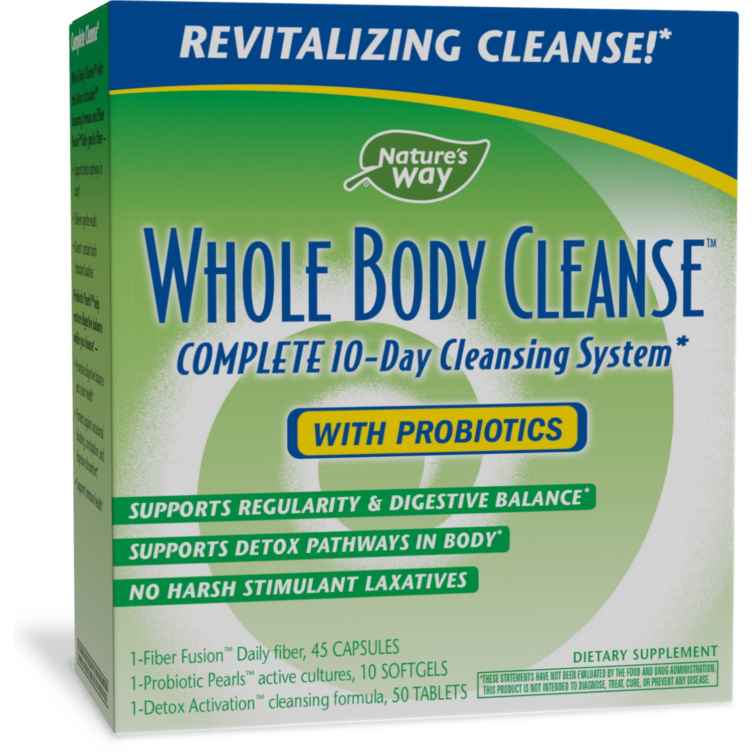 Nature s Way Whole Body Cleanse Complete 10 Day System Cleansing