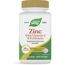 Nature's Way Zinc Lozenges, Immune Support, Wild Berry Flavored, 60 Lozenges