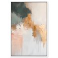thumbnail image 1 of Nature's Whisper Canvas Gold Leaf Wall Art by Art Remedy, White Frame, 20" x 30", 1 of 7