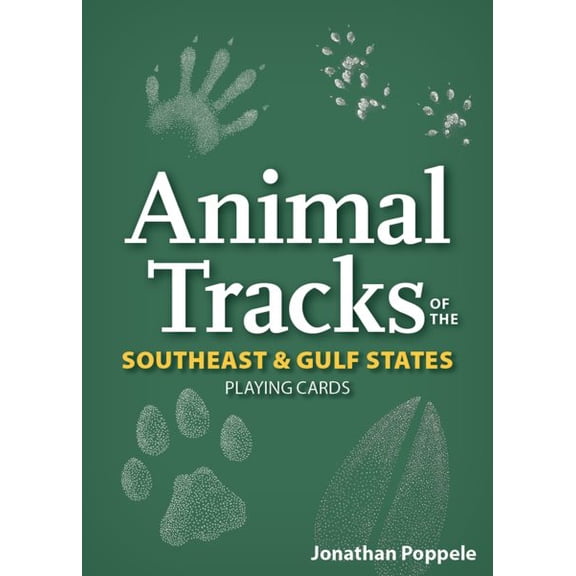 Pre-Owned Nature's Wild Cards: Animal Tracks of the Southeast & Gulf States Playing Cards (Other)
