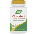 thumbnail image 1 of Nature's Way Vitamin E Softgels, D-Alpha Tocopherol, Essential Antioxidant, 268mg per Serving, 100ct, 1 of 9