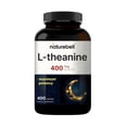 thumbnail image 1 of NatureBell L-Theanine Supplement - 400 Capsules - 400mg Max Potency Amino Acid Support - For Relaxation, Calm, and Focus - Non-Drowsy Free-Form Formula - 200 Servings, 1 of 8