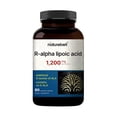 thumbnail image 1 of NatureBell R-Alpha Lipoic Acid - 90 Capsules - Delivers 1,200mg R-ALA Per Serving - Antioxidant & Cellular Energy Support - Stabilized R-Isomer ALA - Non-GMO & Gluten-Free - 30 Servings, 1 of 8