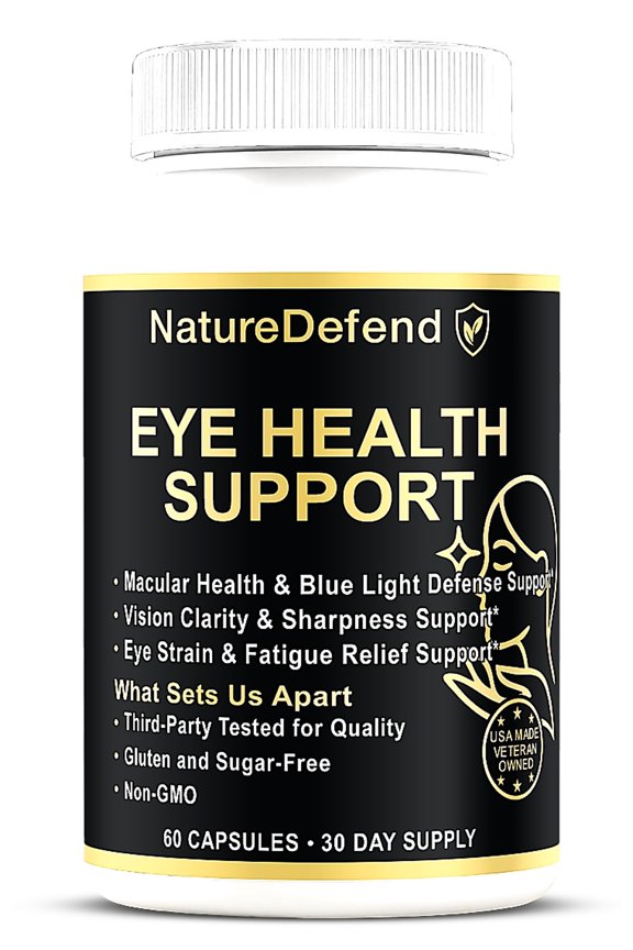 Eye Health Supplement, Lutein & Zeaxanthin, 60 Capsules, Veteran-Owned, USA Made