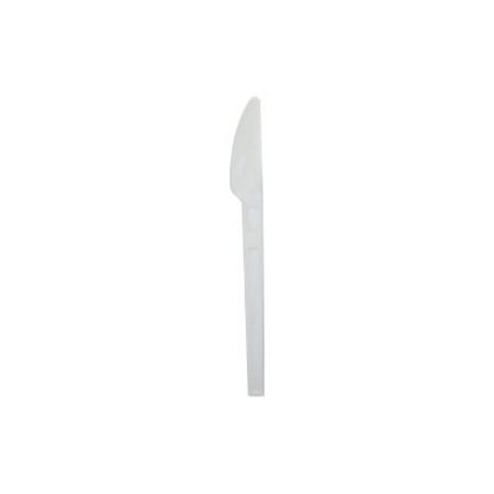 NatureHouse Compostable CPLAWare Knive, 6" Length, White, 50/Pack - SVARP04