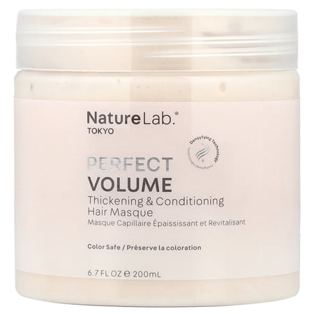 NatureLab Tokyo Perfect Volume, Thickening & Conditioning Hair Masque, 6.7 fl oz (200 ml)