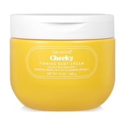NATUREWELL Cheeky Firming & Moisturizing Body Cream, Lightweight & Quick-Absorbing Formula to Help Visibly Firm & Smooth Skin, Scented with Pistachio, Almond, Coconut, Salted Caramel,12 Oz
