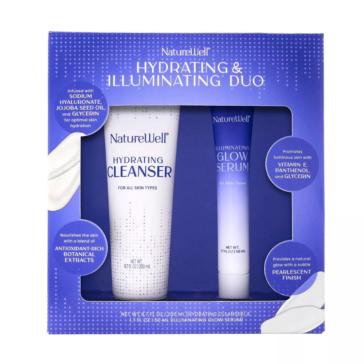 NatureWell Hydrating Cleanser & Serum Kit
