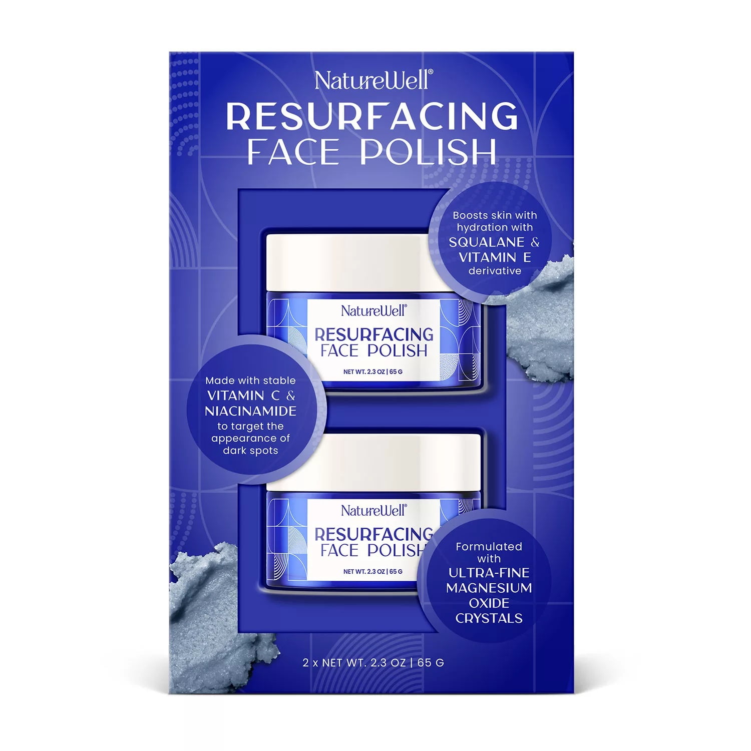 NatureWell Resurfacing Face Polish, 2.3 Ounce (Pack of 2)