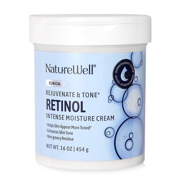 NatureWell Clinical Retinol Rejuvenate & Tone Moisturizing Body Cream, 16 Oz