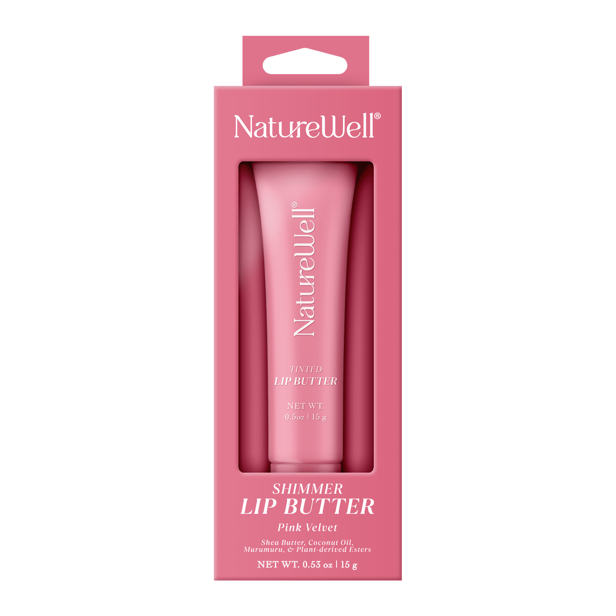 NatureWell Tinted Lip Butter, Pink Velvet, 0.53 oz