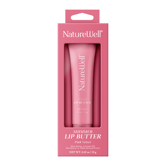 NatureWell Tinted Lip Butter, Pink Velvet, 0.53 oz