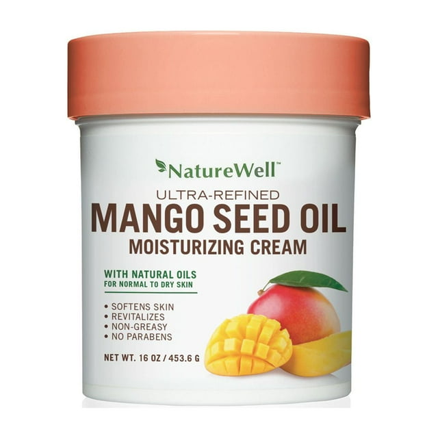 NatureWell UltraRefined Mango Seed Oil Moisturizing Cream 16 Ounce
