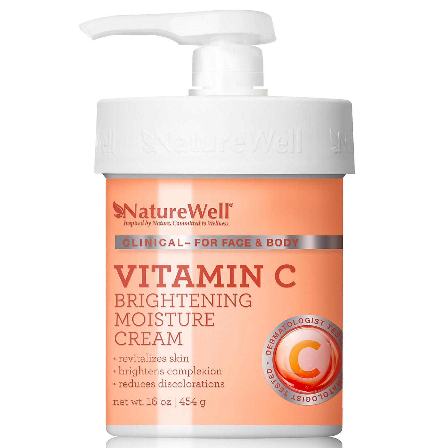 NatureWell Vitamin C Brightening Moisture Cream (16 oz.) - image 1 of 3