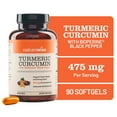 thumbnail image 1 of NatureWise Turmeric Curcumin 500mg + Bioperine Black Pepper - 90 Count[90-Day Supply], 1 of 12