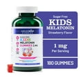 thumbnail image 1 of NatureWise Kids Melatonin 1 mg Sugar-Free - Sleep Gummies for Children - Drug-Free Sleep Aid for Kids Ages 4 & Up - Strawberry Flavored - Vegan, Gluten Free, Non-GMO - 180 Gummies[6-Month Supply], 1 of 9