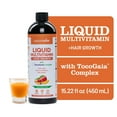 thumbnail image 1 of NatureWise Liquid Multivitamin Hair Growth - Sugar Free Peach Mango - 15 floz[15 Servings], 1 of 12