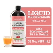 NatureWise Liquid Multivitamin - All Ages - Sugar Free, Vegan - 30 fl oz[30 Servings]