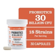 NatureWise Max Probiotics - 30 Billion CFU + Prebiotics - 30 Capsules[30-Day Supply]