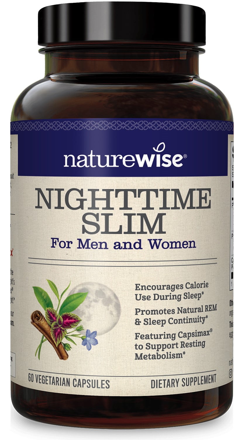 NatureWise Nighttime Slim with Capsimax Natural Thermogenic Green