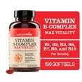 thumbnail image 1 of NatureWise Vitamin B Complex - Gluten-Free, Non-GMO - 150 Softgels[150-Day Supply], 1 of 11