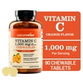 thumbnail image 1 of NatureWise Extra Strength Vitamin C 1000mg - Non-GMO 90 Chewable Tablets[45-Day Supply], 1 of 11