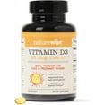 NatureWise Vitamin D3 1000iu (25 mcg) Healthy Muscle Function, and Immune Support, NonGMO