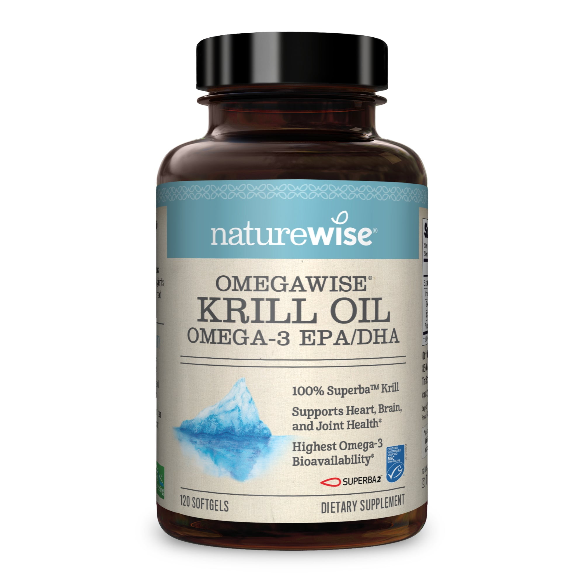 NatureWise WildCaught Krill Oil Heart Health and Mobility Support with