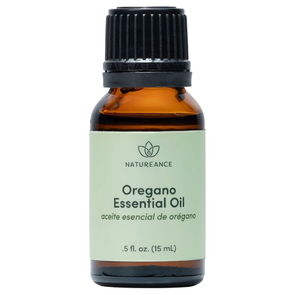 Natureance Oregano Essential Oil (0.5 oz) - 100% Pure and Natural, Therapeutic Grade Essential Oil