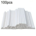 thumbnail image 1 of Naturegr 100Pcs 10cm Lollipop Sticks Chocolate Cake Lolly Candy DIY Mold Craft Decor, 1 of 7