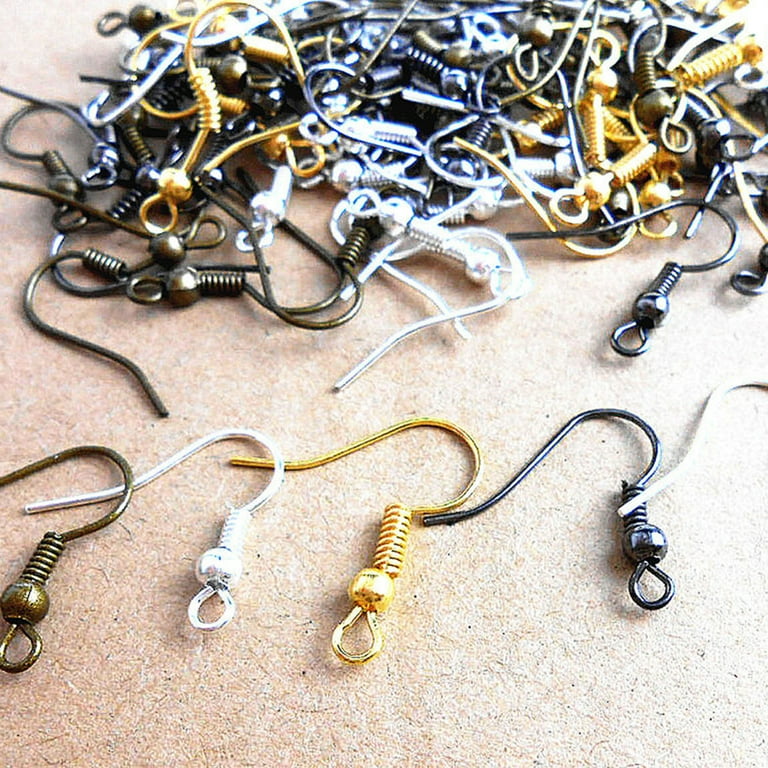 Jewelry Making Types Of Ear Wires 100pcs Stainless Steel Dangle