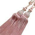 thumbnail image 1 of Naturegr Round Ball 2Pcs Round Ball Tassels Curtain Tieback Rope Holdback Drape Holder Clip Decor, 1 of 8